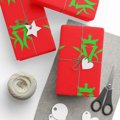 Kottonmouth Kings Holiday Gift Wrap — Red Wrapping Paper KMK Logo 30 x 36