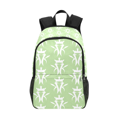 Krown Repeating Logo Backpack with Mesh Pockets - FREE SHIPPING