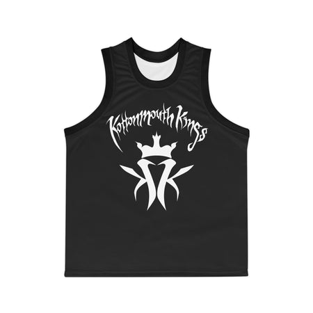 KMK OG Logo Unisex Basketball Jersey (Black)