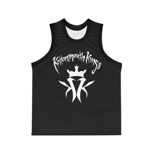 KMK OG Logo Unisex Basketball Jersey (Black)