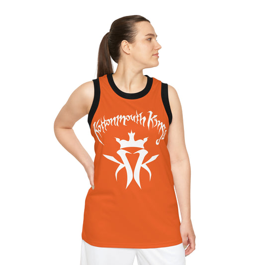 KMK OG Logo Unisex Basketball Jersey (Orange)