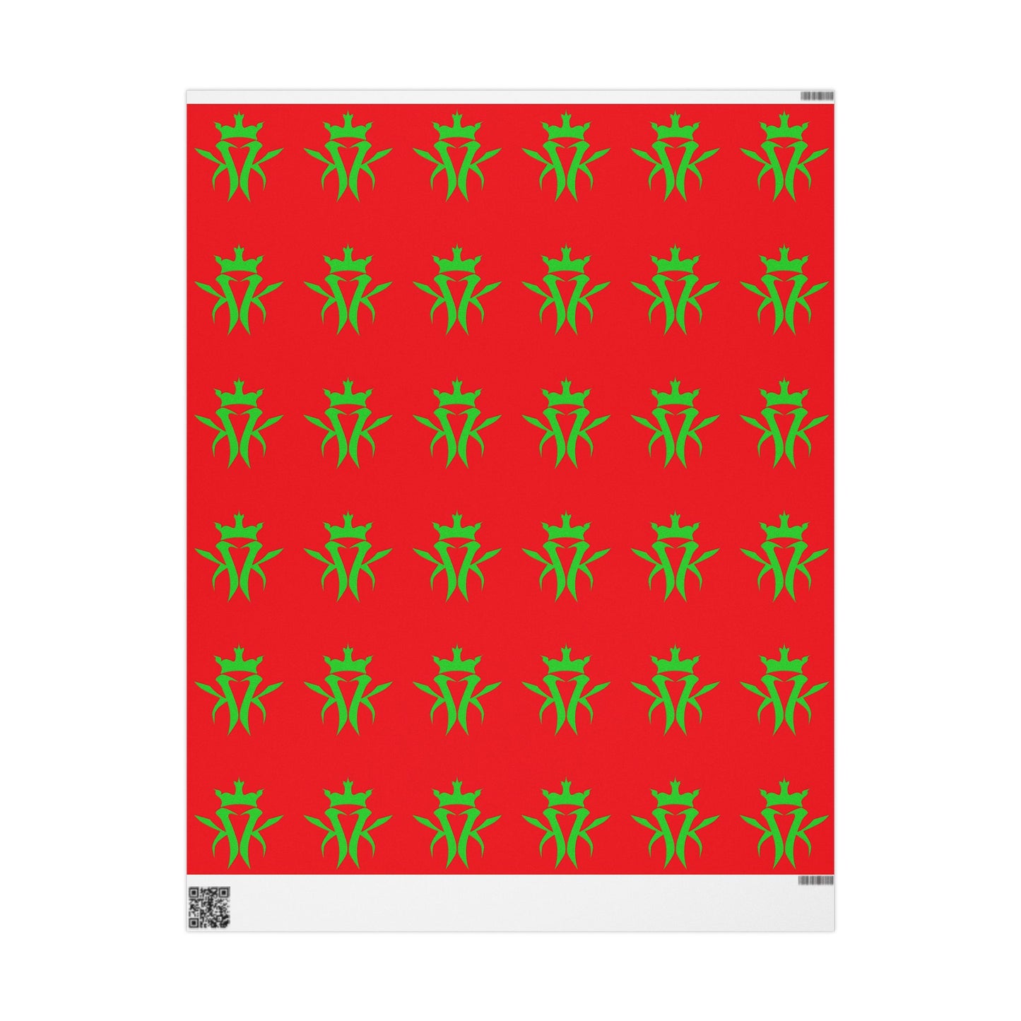 Kottonmouth Kings Holiday Gift Wrap — Red Wrapping Paper KMK Logo 30 x 36