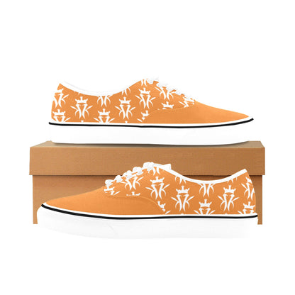 Orange/White Krown Pattern King Kicks (Men's)