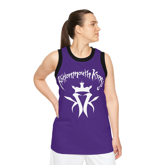 KMK OG Logo Unisex Basketball Jersey (Purple)