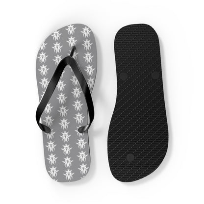 KMK Logo Flip Flops (Grey) - Summer Kollection - Kottonmouth Kicks Flips