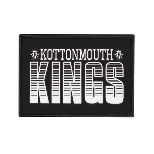 KOTTONMOUTH KINGS Stripe Logo Iron-On Patch