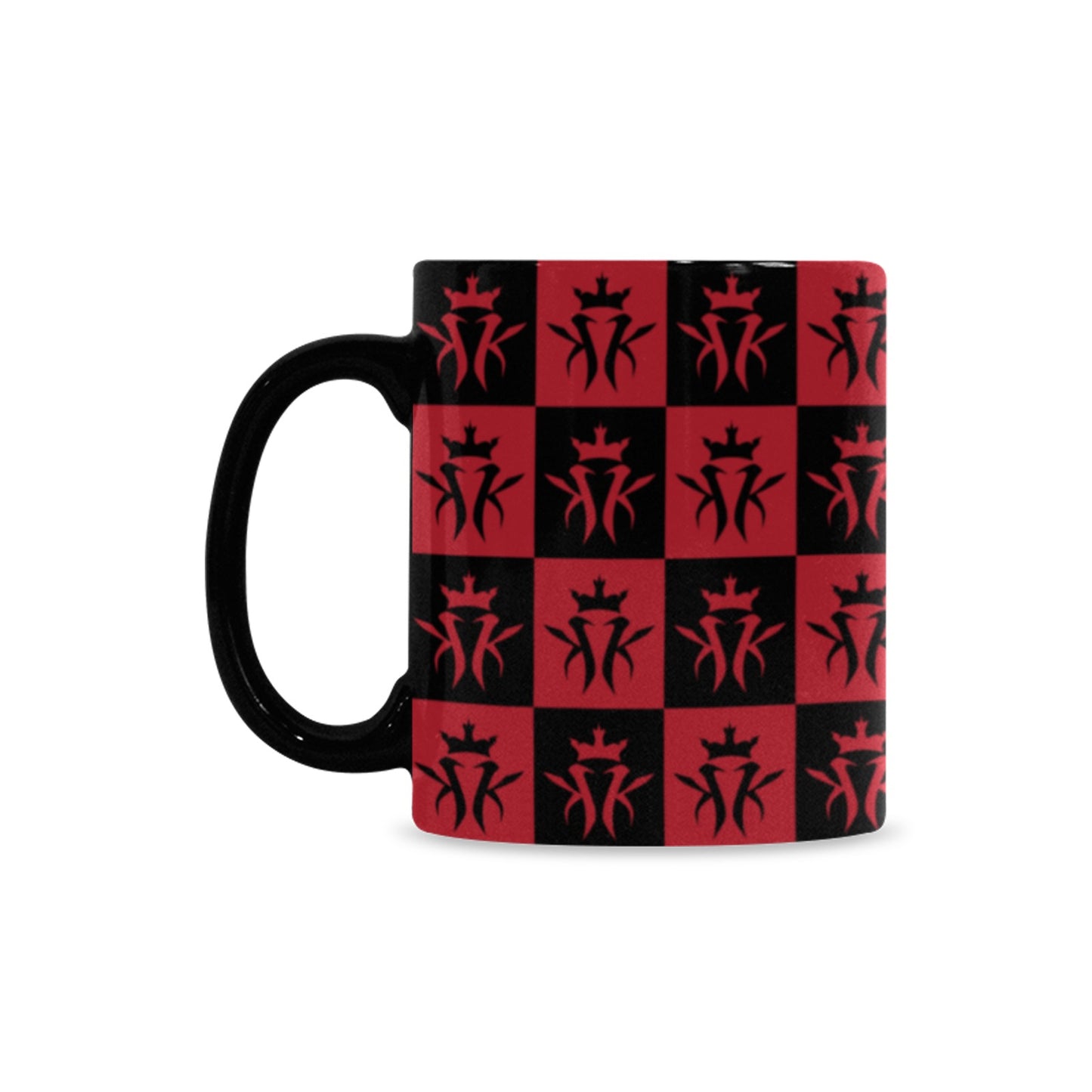 Krown Checker Pattern 11oz Color Morphing Mug