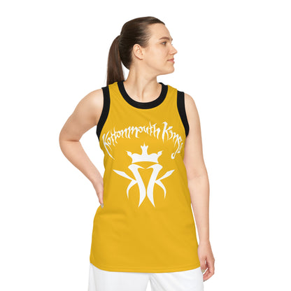 KMK OG Logo Unisex Basketball Jersey (Yellow)