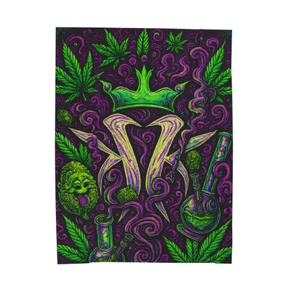 KMK Happy Nug Vibrant Velveteen Plush Blanket