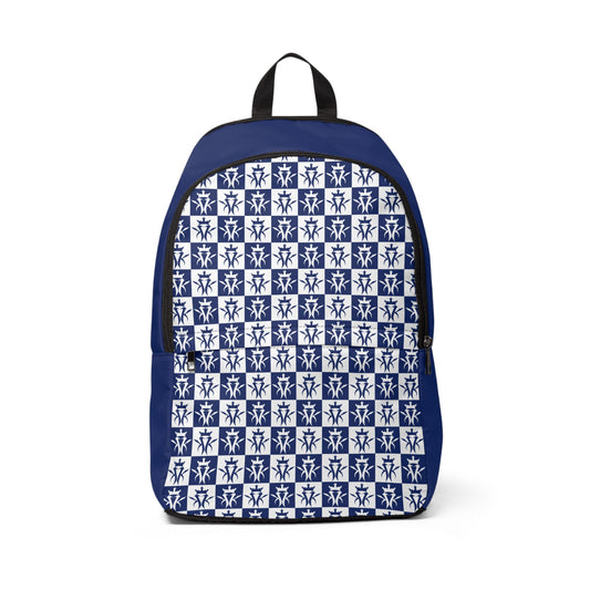 Kottonmouth Kings Checker Logo Fabric Backpack (Dark Royal)