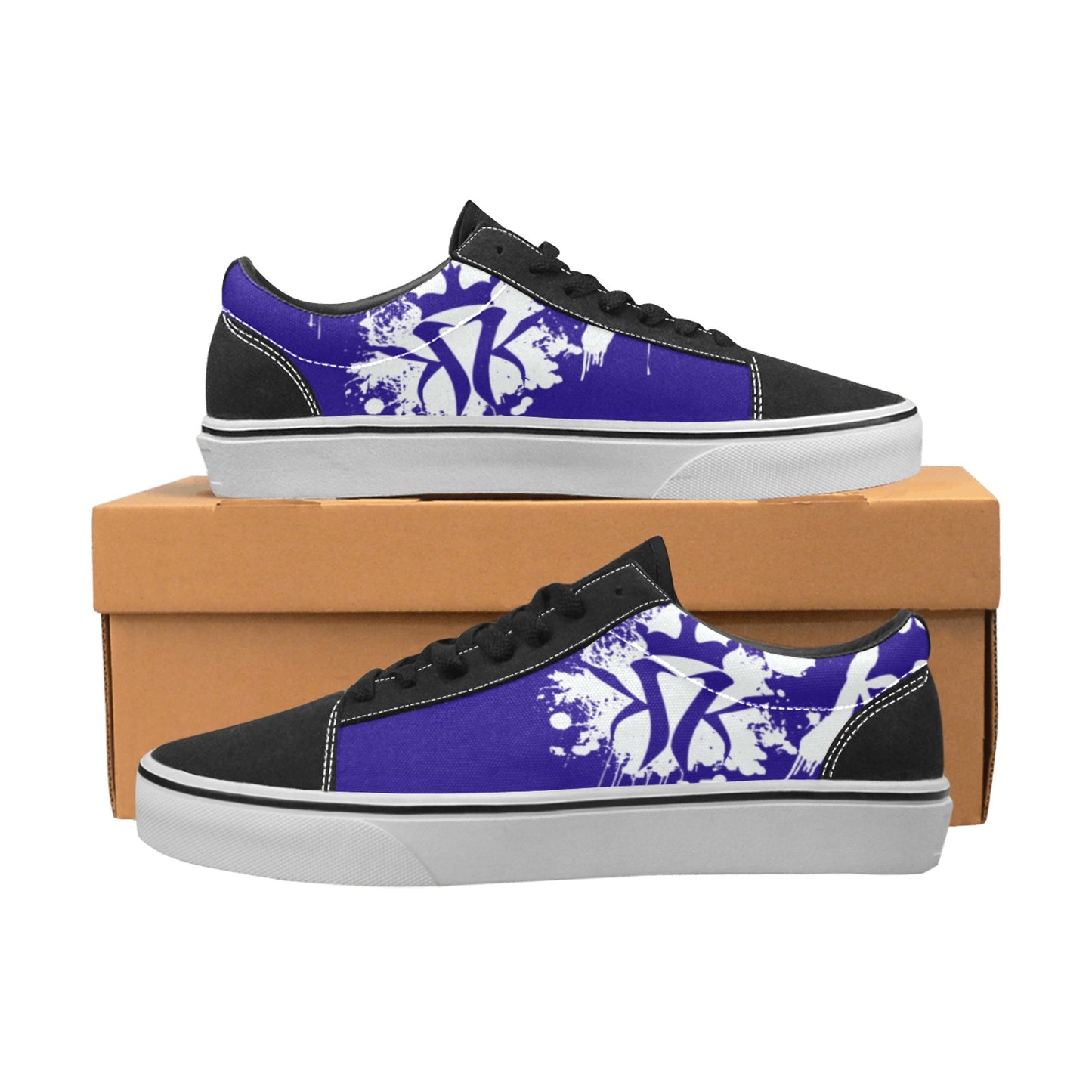 Krown Splatter King Kicks Dark Blue/White (Men's)