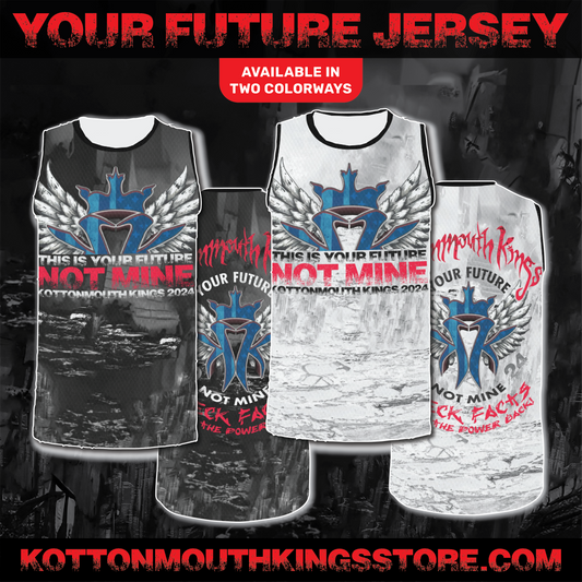 Your Future Print All Over Basketball Jersey