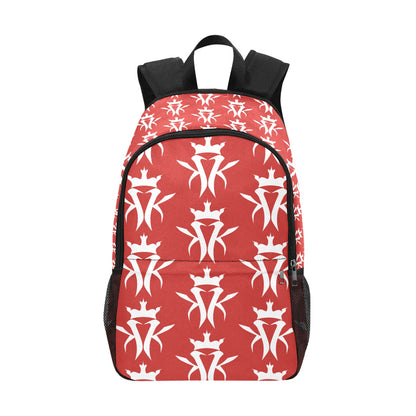 Krown Repeating Logo Backpack with Mesh Pockets - FREE SHIPPING