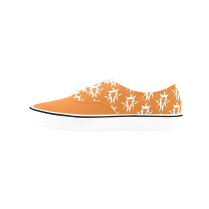 Orange/White Krown Pattern King Kicks (Men's)