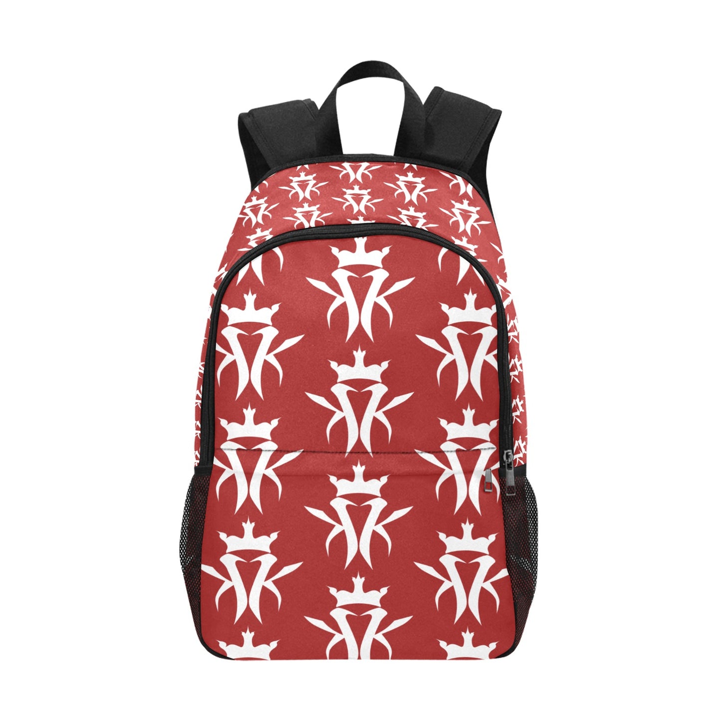 Krown Repeating Logo Backpack with Mesh Pockets - FREE SHIPPING