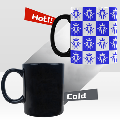 Krown Checker Pattern 11oz Color Morphing Mug