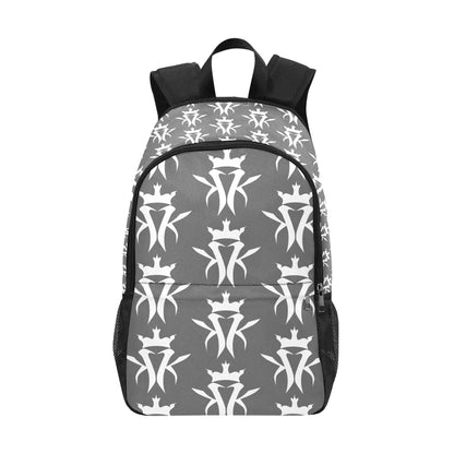 Krown Repeating Logo Backpack with Mesh Pockets - FREE SHIPPING