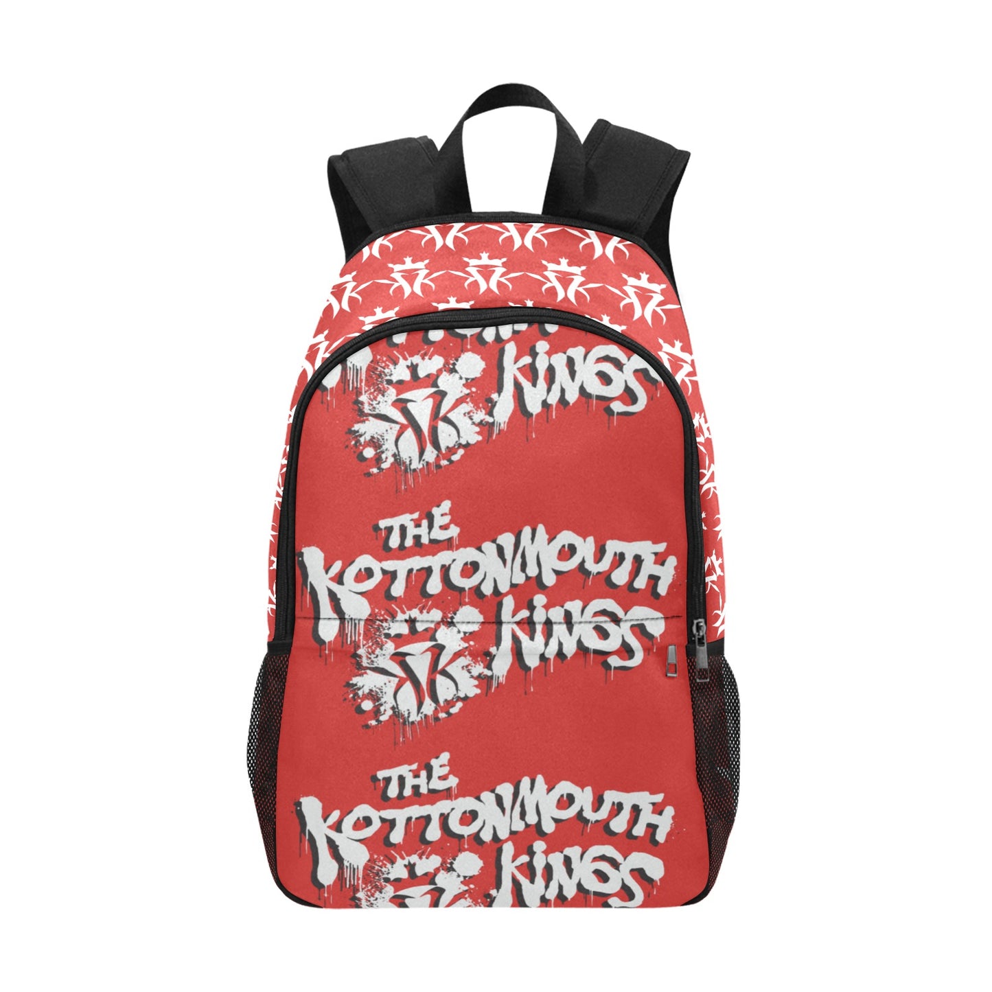 Kottonmouth Kings Splatter Logo Backpack with Mesh Pockets - FREE SHIPPING