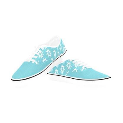 Teal/White Krown Pattern King Kicks (Men's)