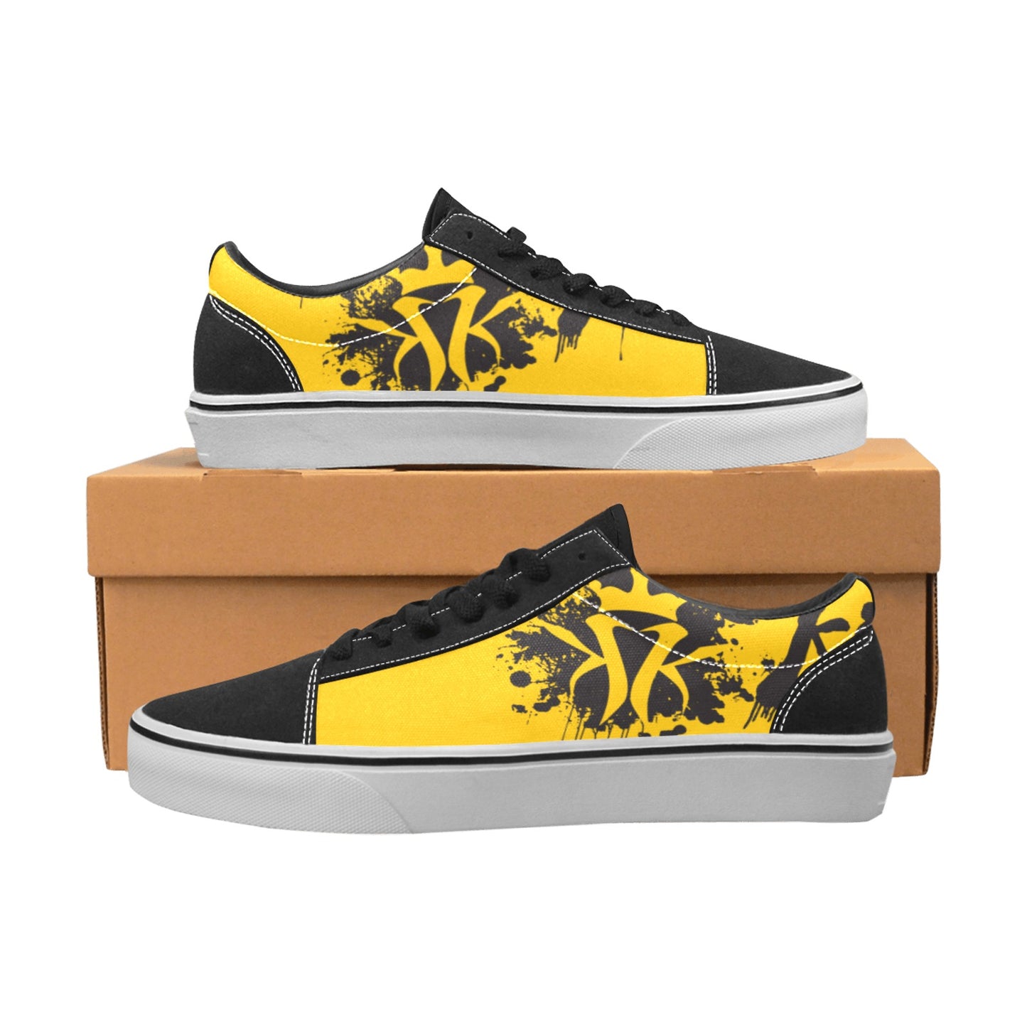 Krown Splatter King Kicks Yellow/Black (Men's)